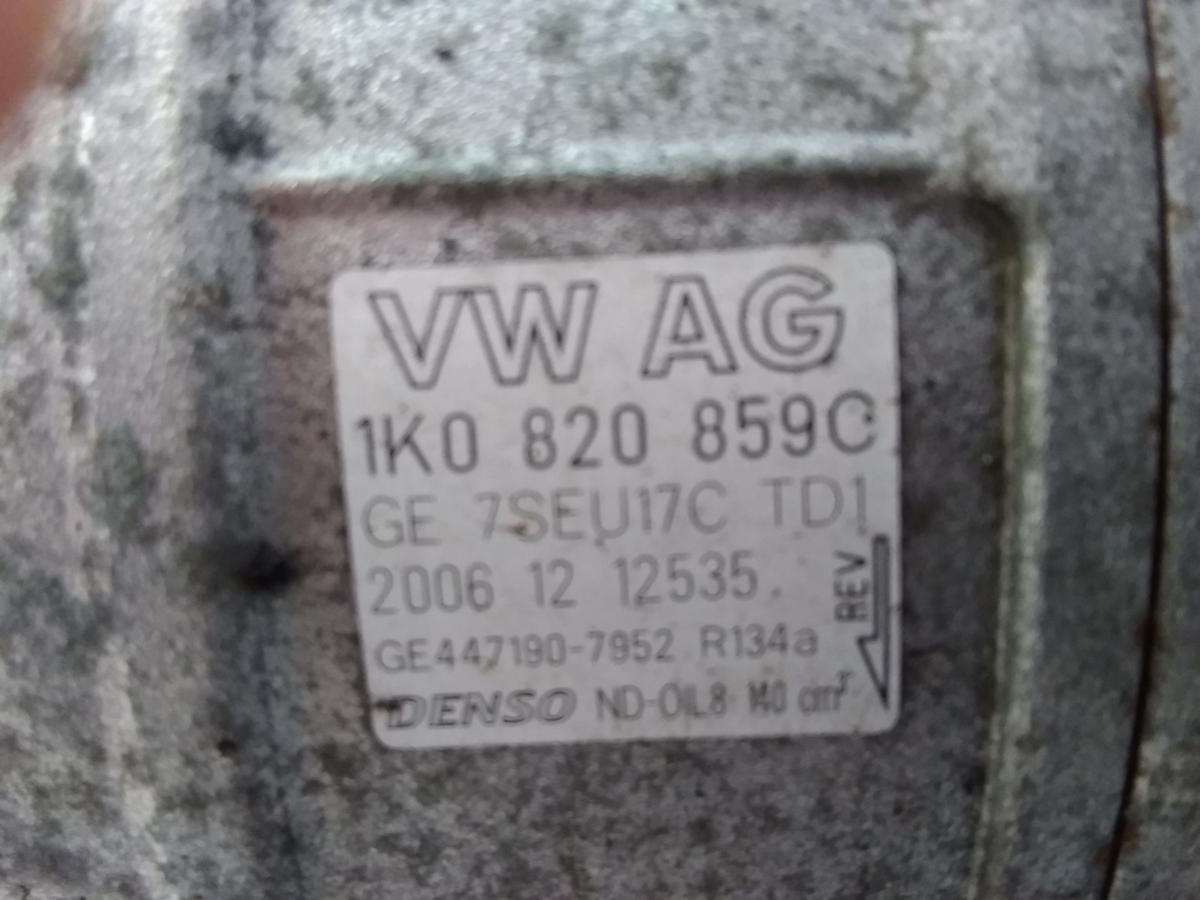 VW Jetta 1K original Klimakompressor 1.4TSI 103kw BMY Bj.2007 1K0820859C