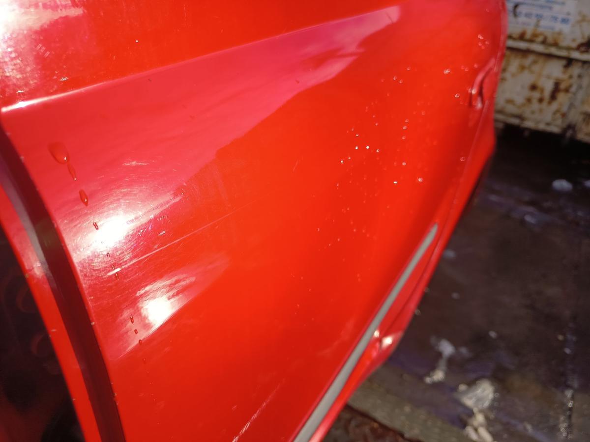 Toyota Yaris XP10 original T&uuml;r hinten links Fond 3P0 Vulkanrot Bj 2001