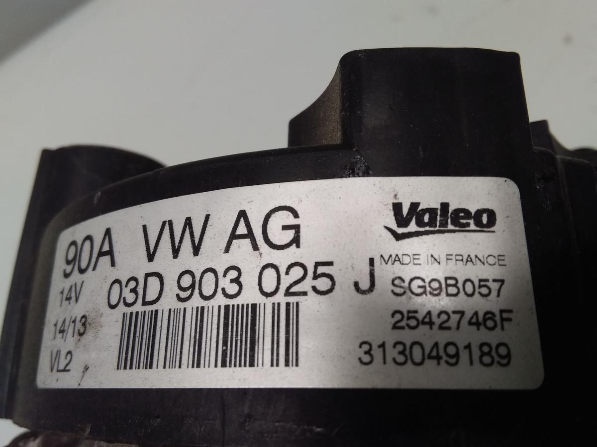Skoda Fabia 2 5J original Lichtmaschine Generator 90A 1.2 44kw CGPB Bj.2013