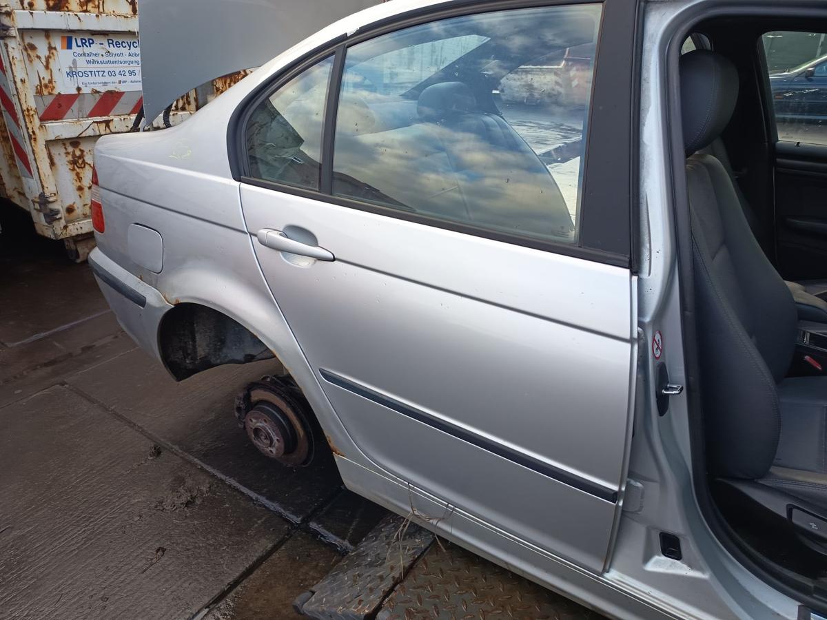 BMW E46 Limo original T&uuml;r hinten rechts Fond 354/7 Titansilber Bj 2003