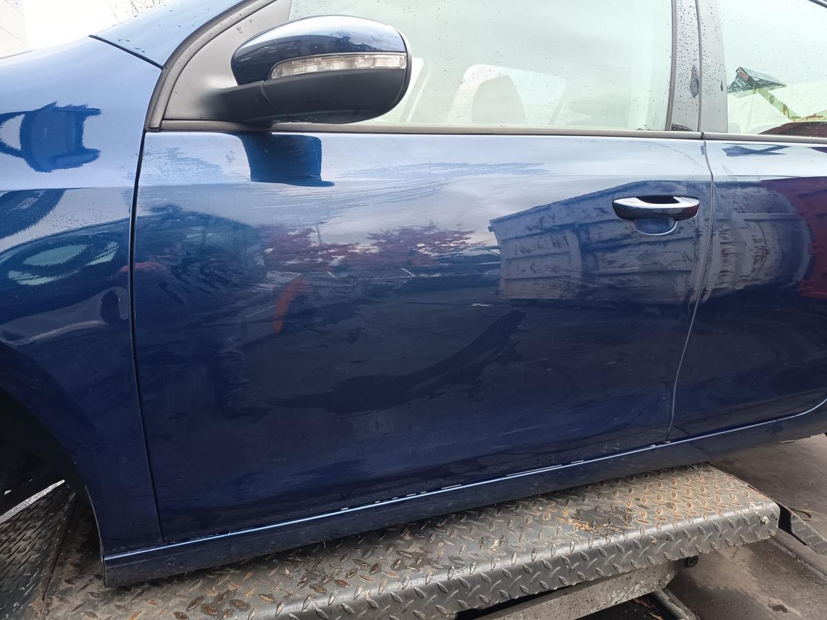 VW Golf VI 6 Limo orig Tür vorn links 5türer Fahrertür LD5Q Blau Bj 2009 VW Golf VI 6 Limo orig Tür vorn links 5türer Fahrertür LD5Q Blau Bj 2009