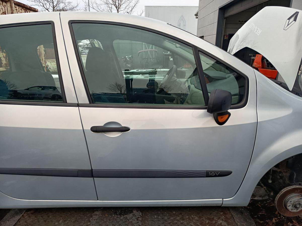 Renault Modus original T&uuml;r vorn rechts Beifahrer MV632 Polargrau Bj 2004