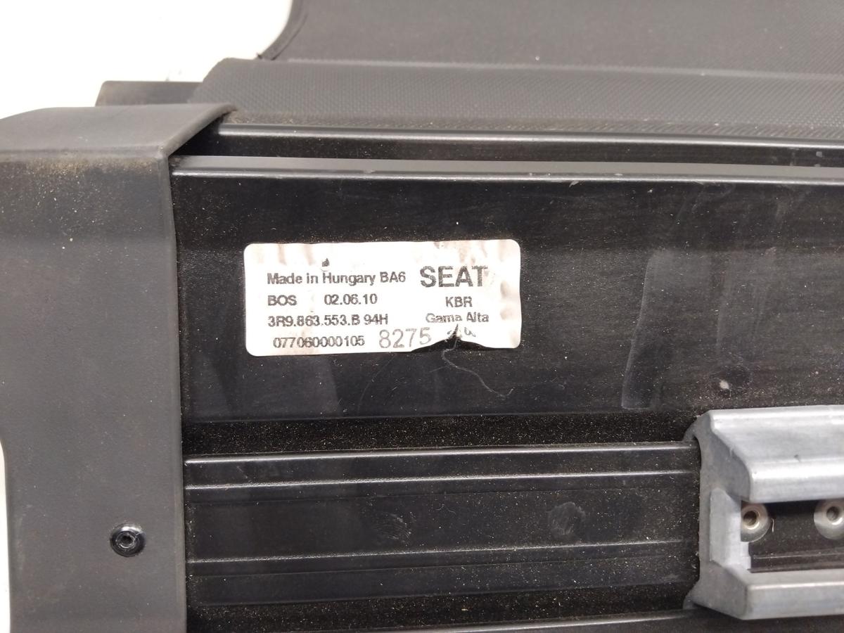 Seat Exeo ST Kombi 3R original Laderaumrollo schwarz Kofferraumabdeckung Bj.2010