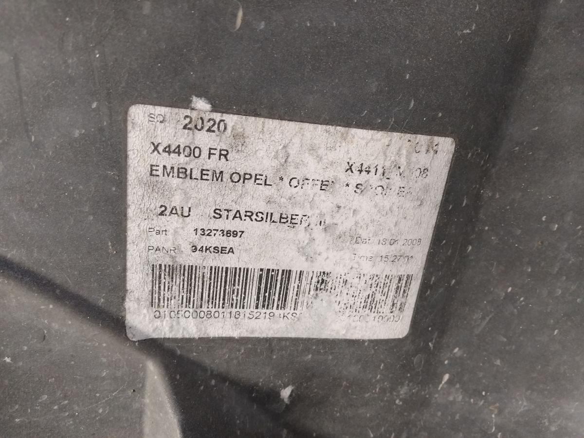 Opel Corsa D original Sto&szlig;f&auml;nger Sto&szlig;stange vorn starsilber III Z157 Bj.2006