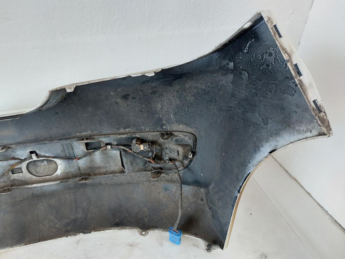 Peugeot 207 W Stossfänger Stossstange Bumper hinten PDC 5trg EWP WEISS BANQUISE