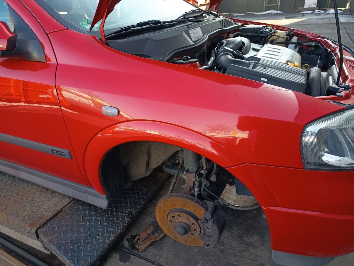 Opel Astra G original Kotfl&uuml;gel rechts Y547 Magmarot Baujahr 1998