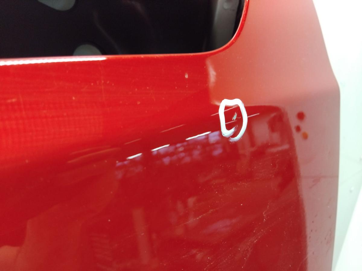 Tesla Model S T&uuml;r vorn links Fahrert&uuml;r dunkelrotmetallic PPMR sunset red Bj2019