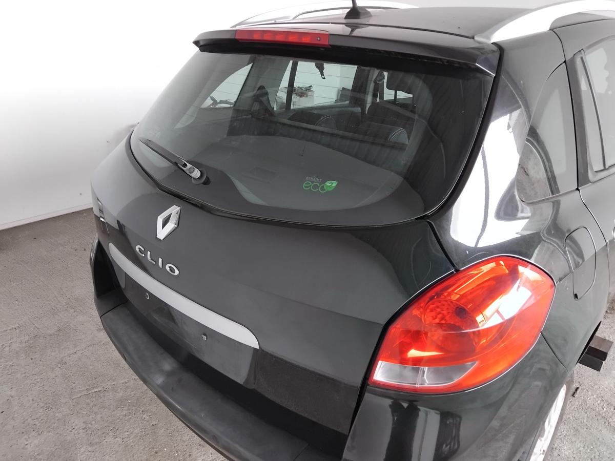 Renault Clio 3 Grandtour Heckklappe NV676 Perlmuttschwarz mit Heckscheibe BJ2009