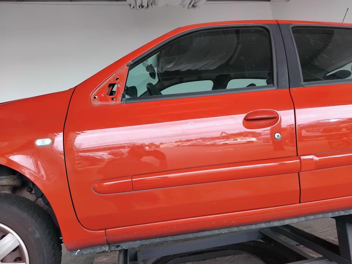 Renault Clio II Campus Ph.V T&uuml;r vorn links Fahrert&uuml;r 5-T&uuml;rer rot DV727 BJ2009