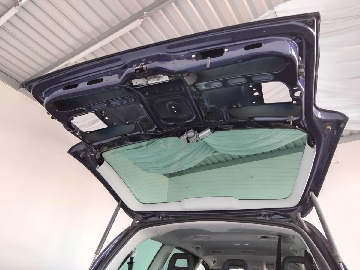 VW Sharan 7M Heckklappe LD5G Dark Iron Blue mit Heckscheibe Facelift BJ2009