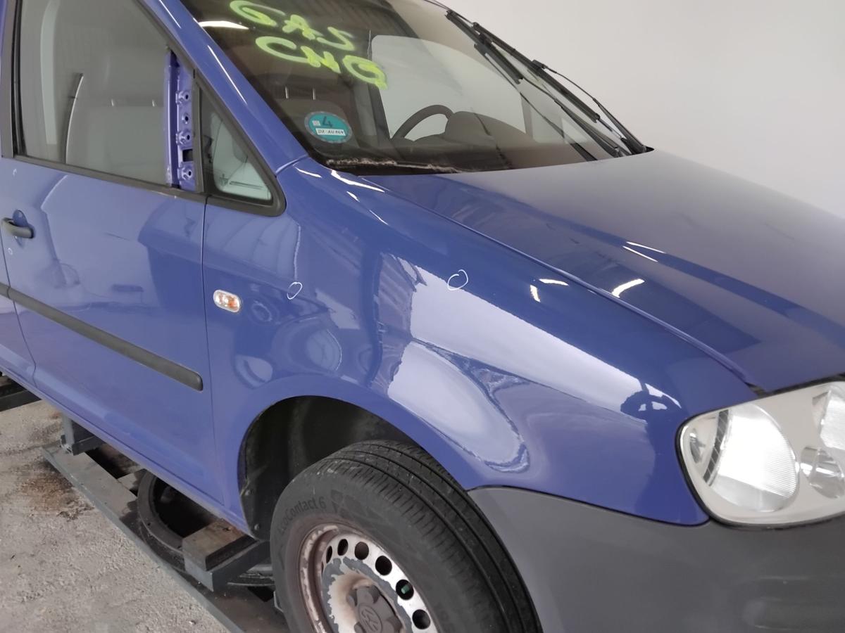 VW Caddy 2K original Kotfl&uuml;gel vorn rechts surfblau LA5C BJ2009