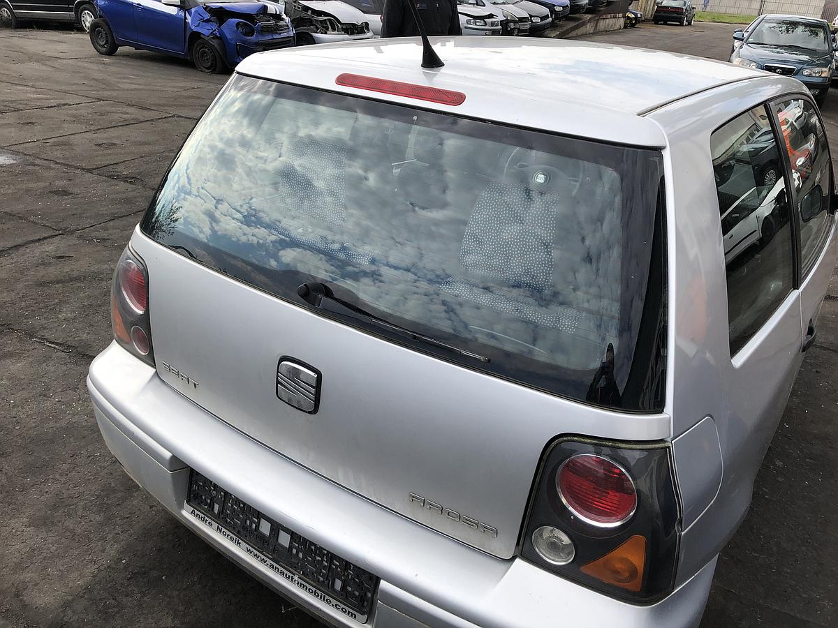 Seat Arosa Heckklappe Facelift Kofferraumklappe LS7N Arktis grau metallic BJ00-04