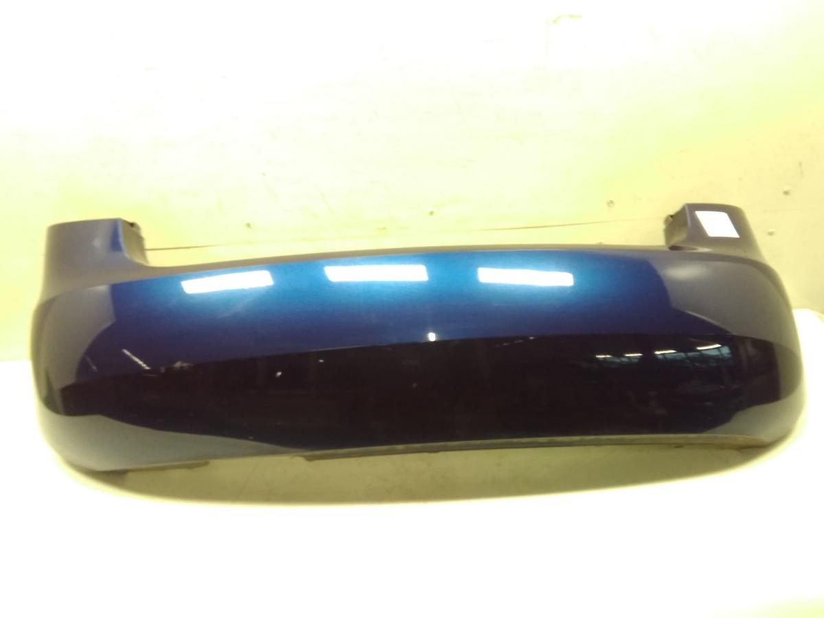 Skoda Fabia 2 5J Limo original Stoßfänger Stoßstange hinten stormblau Bj.2008