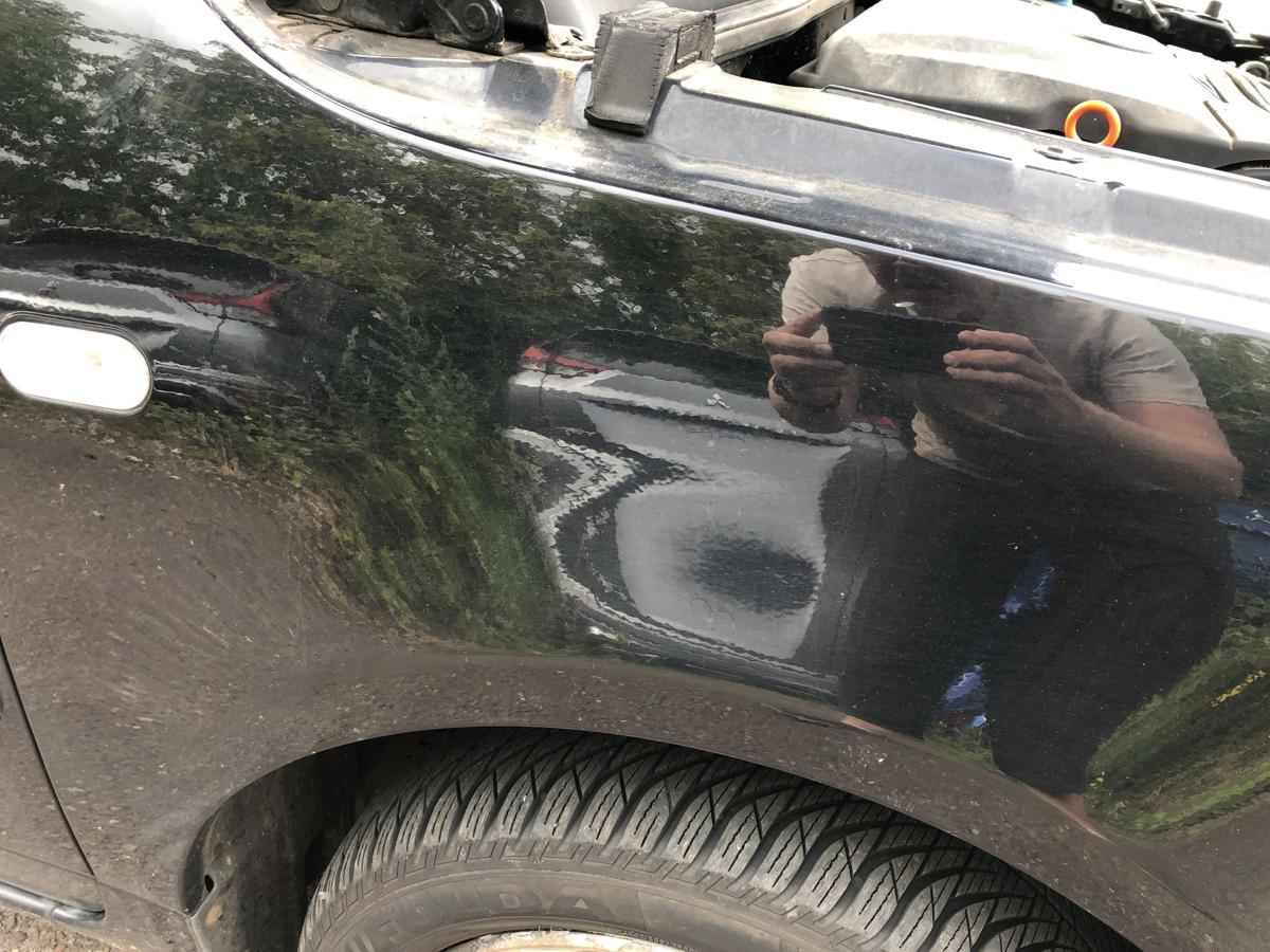 VW Lupo 6X Kotfl&uuml;gel rechts Beifahrerseite Seitenwand L041 Brillantschwarz