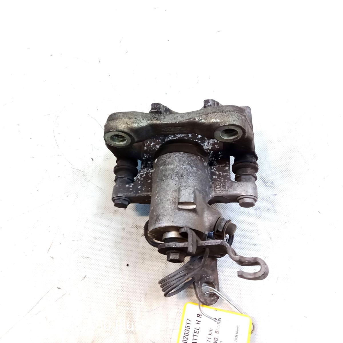 Audi A3 8P original Bremssattel Hinterachse rechts mit Tr&auml;ger 253x10mm Bj.2003