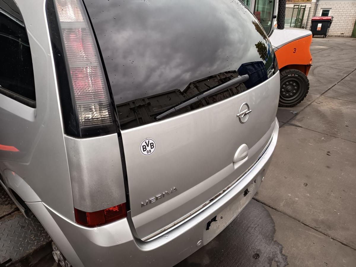 Opel Meriva A original Heckklappe mit Scheibe Z157 Starsilber Bj 2010