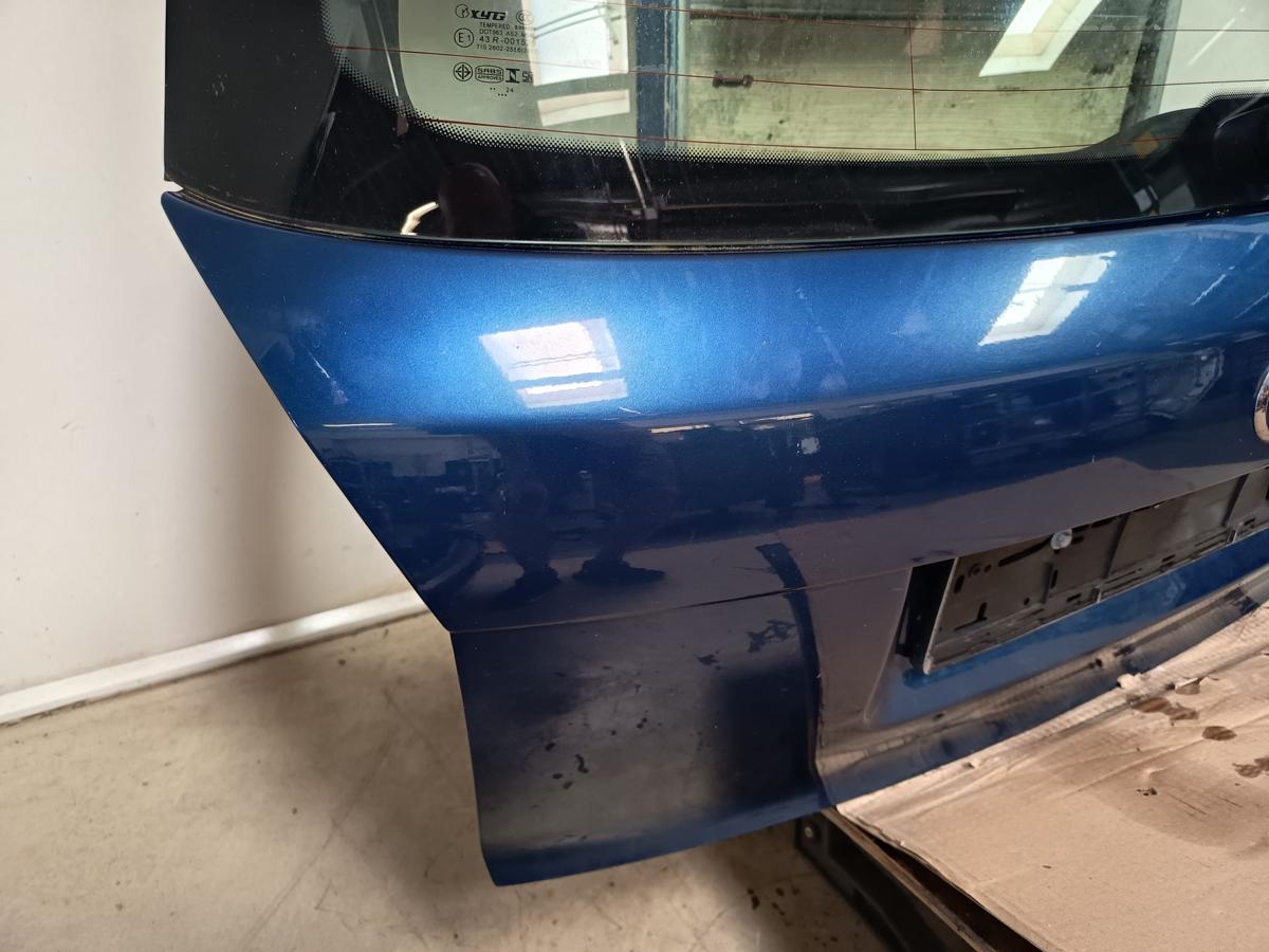 Audi A4 B6 Avant original Heckklappe mit Scheibe Z5C Mauritiusblau Bj 2004