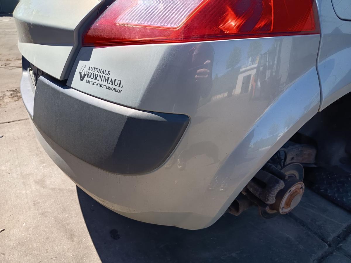 Renault Megane II original Sto&szlig;stange hinten MV632 Polargrau Baujahr 2003