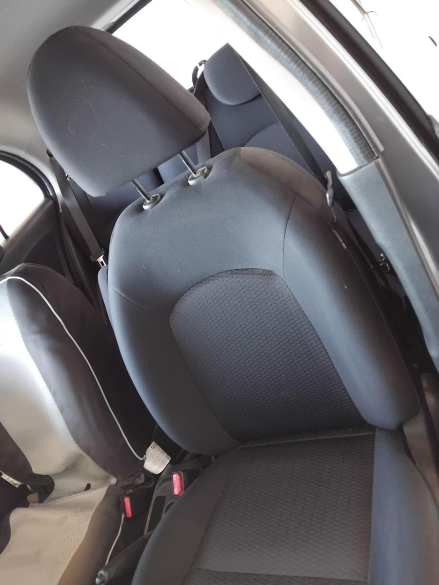 Nissan Micra 4 K13 original Sitz vorn links Fahrersitz Stoff schwarz BJ2013