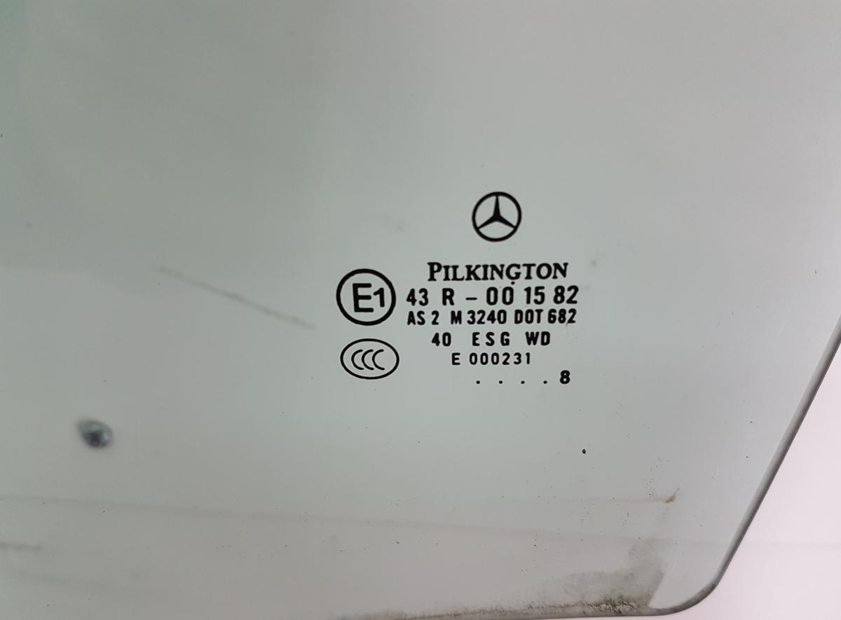 Mercedes A Klasse W169 T&uuml;rscheibe vorn links in gr&uuml;ncolor Bj2008 3 T&uuml;rig Coupe