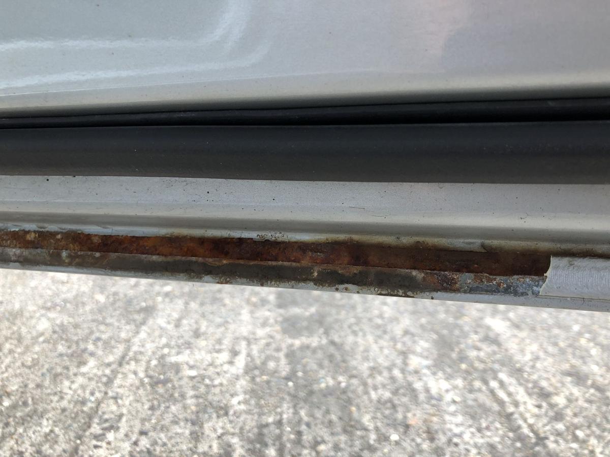 Mercedes A Klasse W169 Tür vorn rechts Beifahretür Rost Falz 3 türer 761 silber