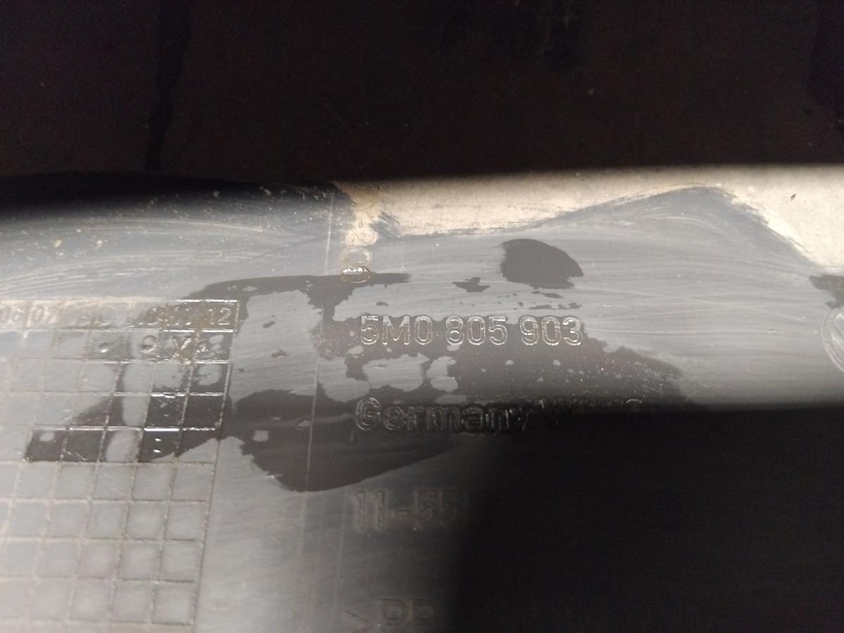 VW Golf Plus 5M original Sto&szlig;stange Sto&szlig;f&auml;nger vorn SRA BJ2006 LC5F Bluegraphitmetallic