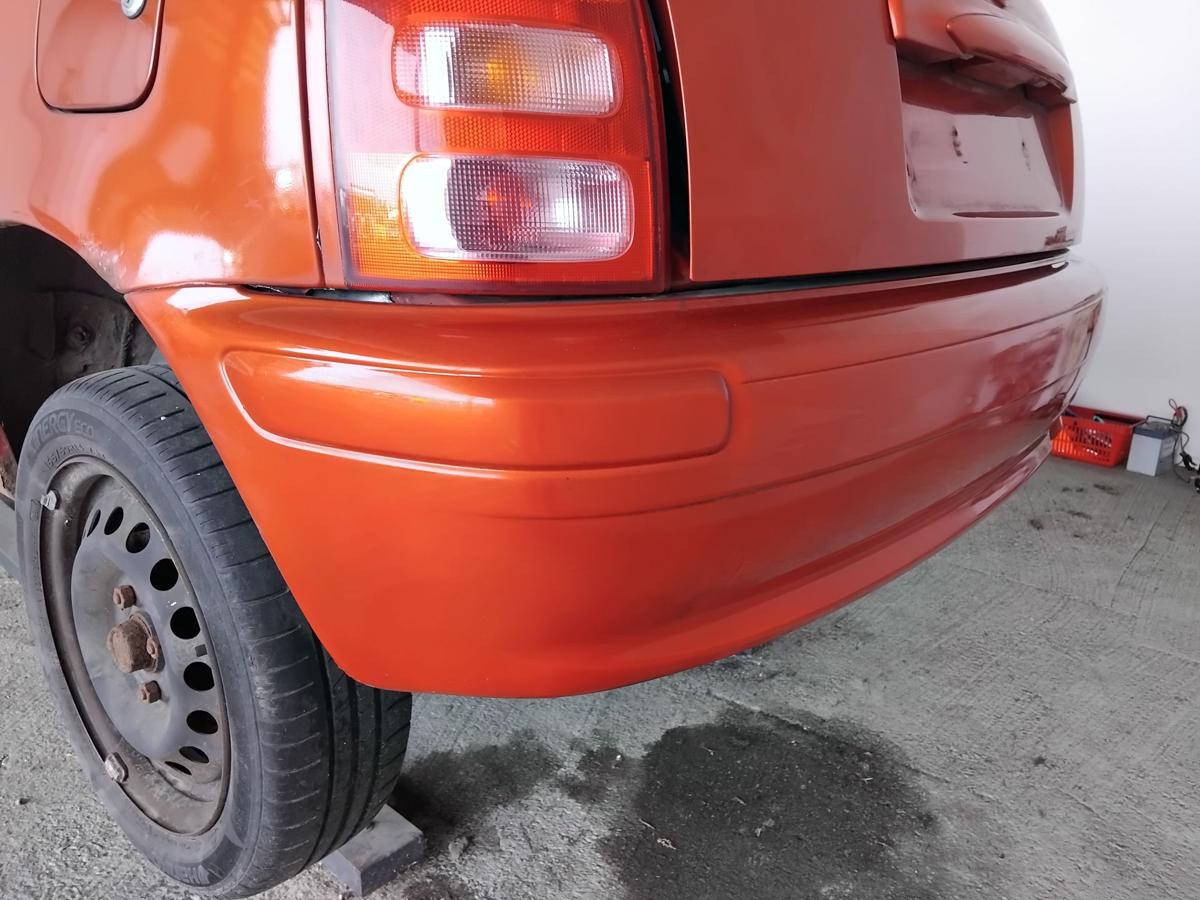 Nissan Micra K11 2. Facelift original Stoßfänger Stoßstange hinten BJ2001