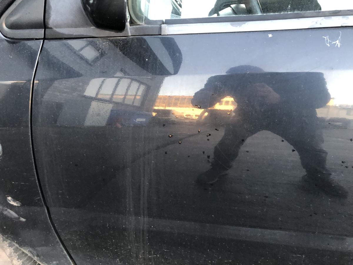 Daihatsu YRV M2 T&uuml;r vorne links Fahrert&uuml;r Rohbau N05 schwarz Autot&uuml;r