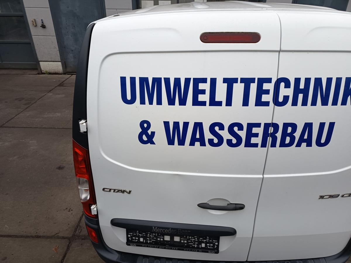 Mercedes Citan W415 original Heckt&uuml;r links 9147 Arktikwei&szlig; Baujahr 2018