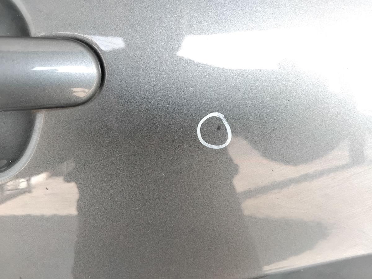Seat Ibiza IV 6J Tür vorn rechts Beifahrertür 5-Türer LX7R lavagrau BJ2012