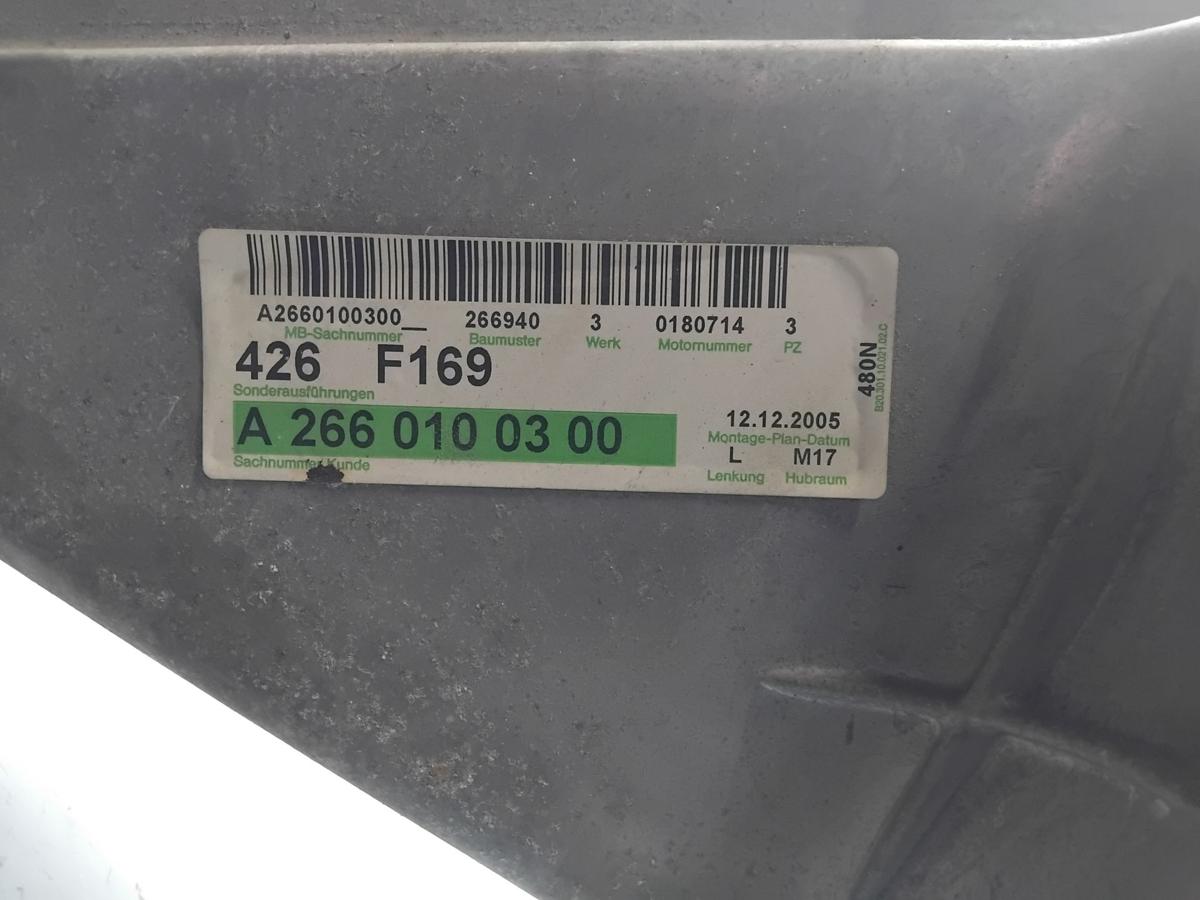 Mercedes A-Klasse W169 A170 Motor Engine 266940 1.7 85kw Automatik 133985km BJ06