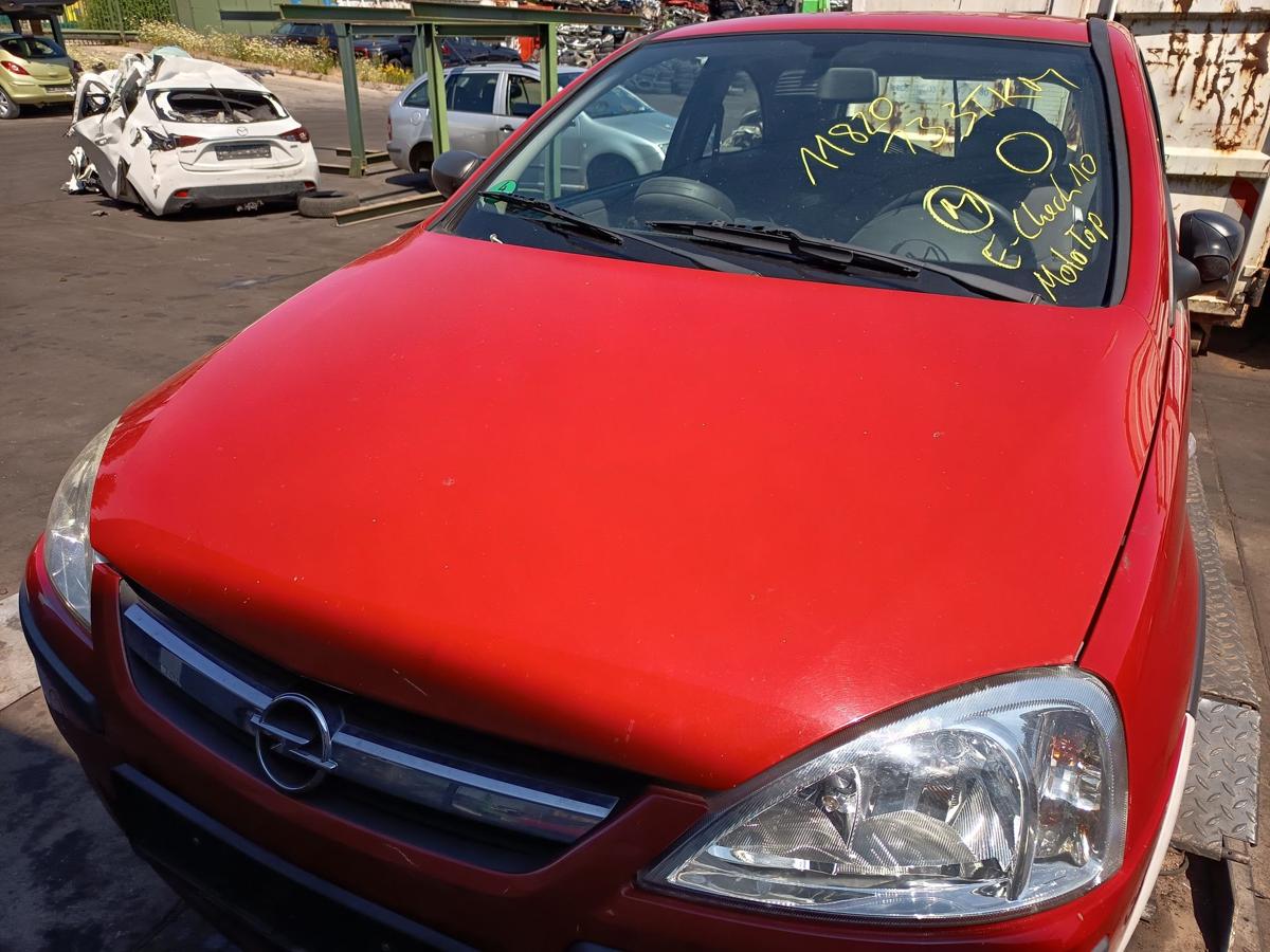 Opel Corsa C orig Motorhaube Deckel vorn Z573 Tizianrot Bj 2004