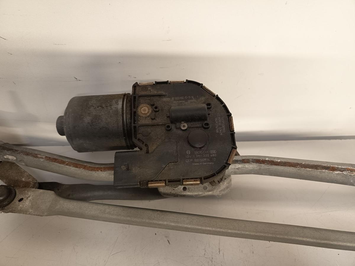 Audi A6 4F Quattro S-Line orig Wischermotor vorn mit Gestänge 4F1955119D Bj 2010