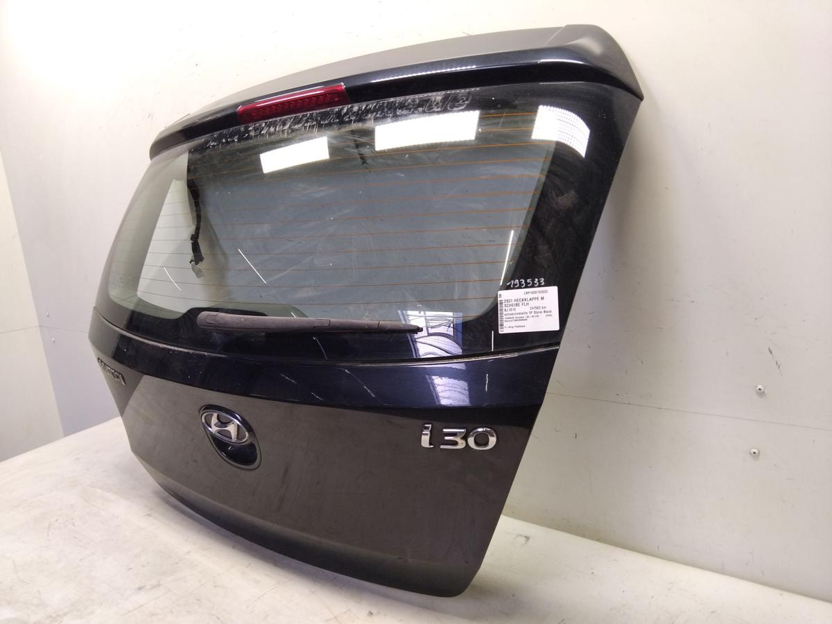 Hyundai i30 FD Heckklappe 9F Stone Black Perl. mit Heckscheibe Flie&szlig;heck BJ2010