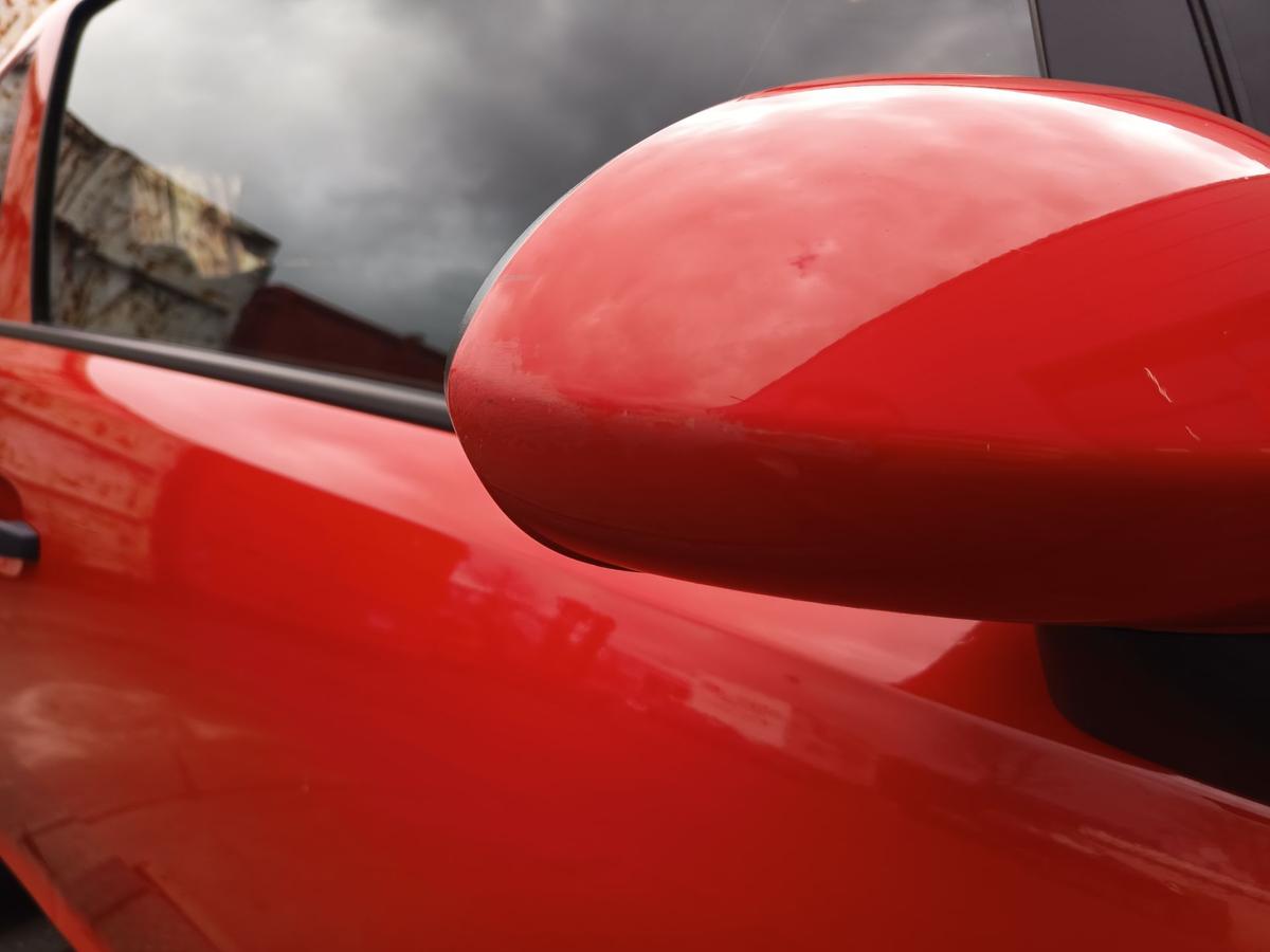 Opel Corsa D original Au&szlig;enspiegel rechts elektrisch Z547 Magmarot Bj 2009