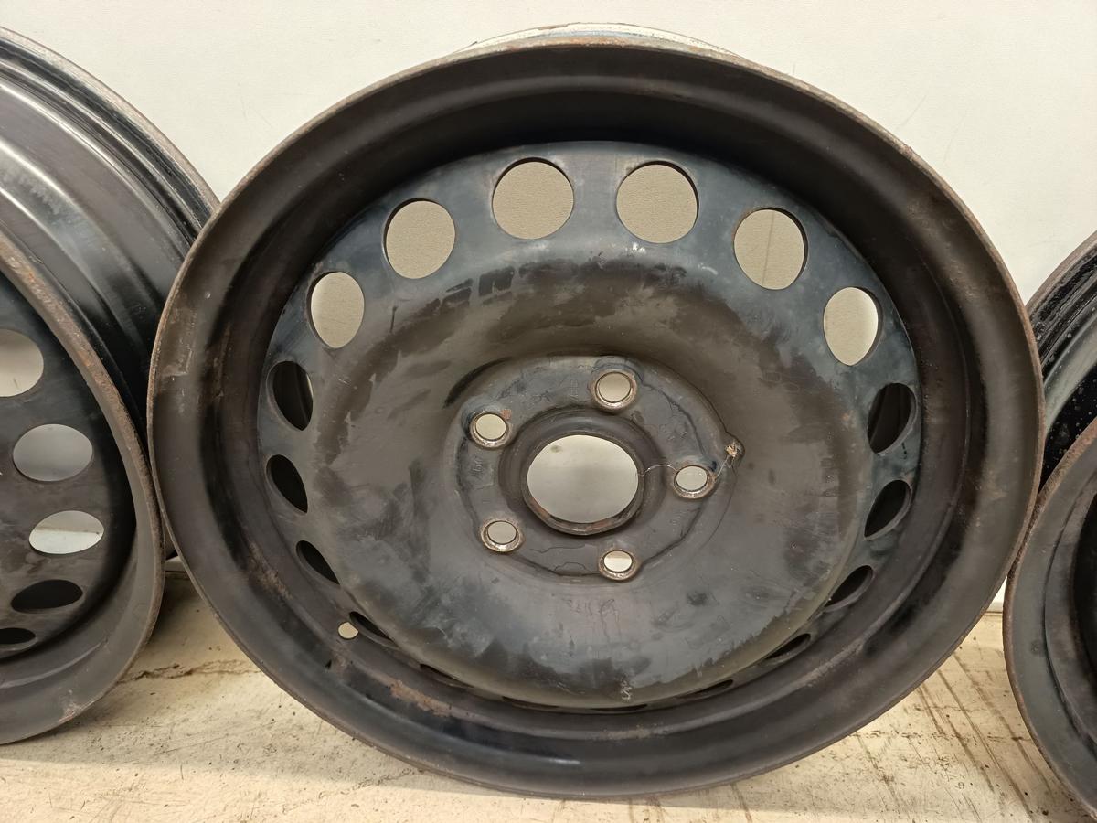 VW Satz Stahlfelgen Golf 5 Touran Caddy 6x15 5x112 ET47 1K0601027T