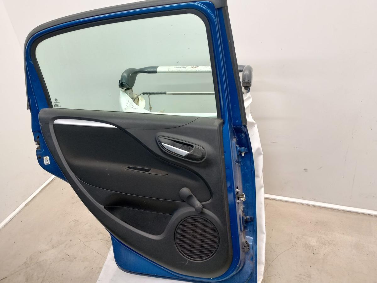 Fiat Punto 199 orig Tür hinten links 494B Jazz Blau 5trg Facelift Bj 2012