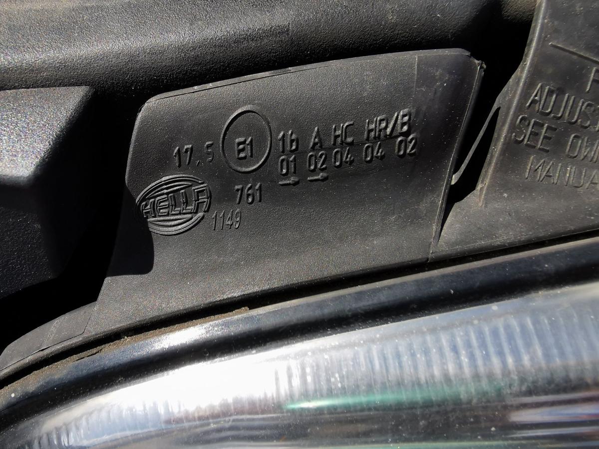 VW Golf IV 1J Scheinwerfer Hauptscheinwerfer vorn links Hella ohne NSW