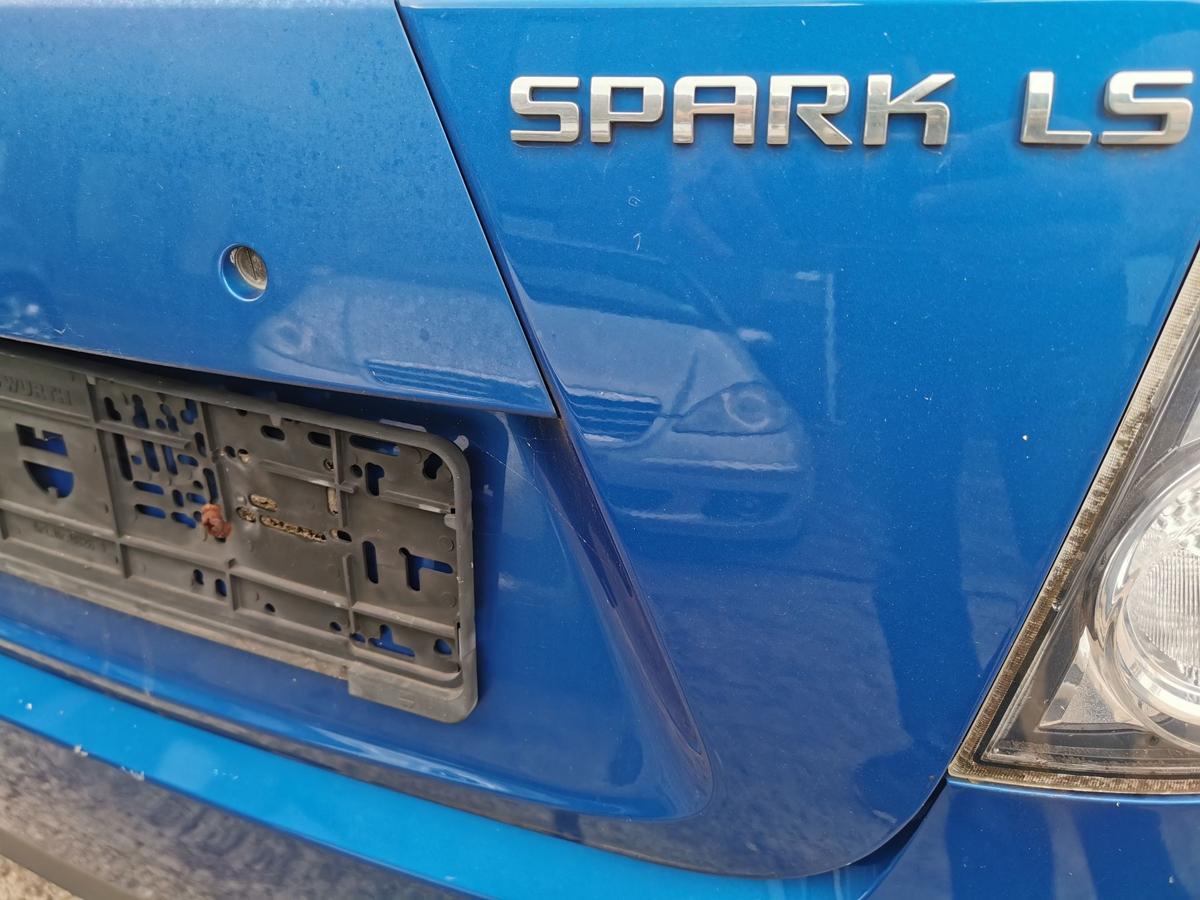 Chevrolet Spark M300 Heckklappe Klappe hinten Kofferklappe GCT Moroccan Blue met
