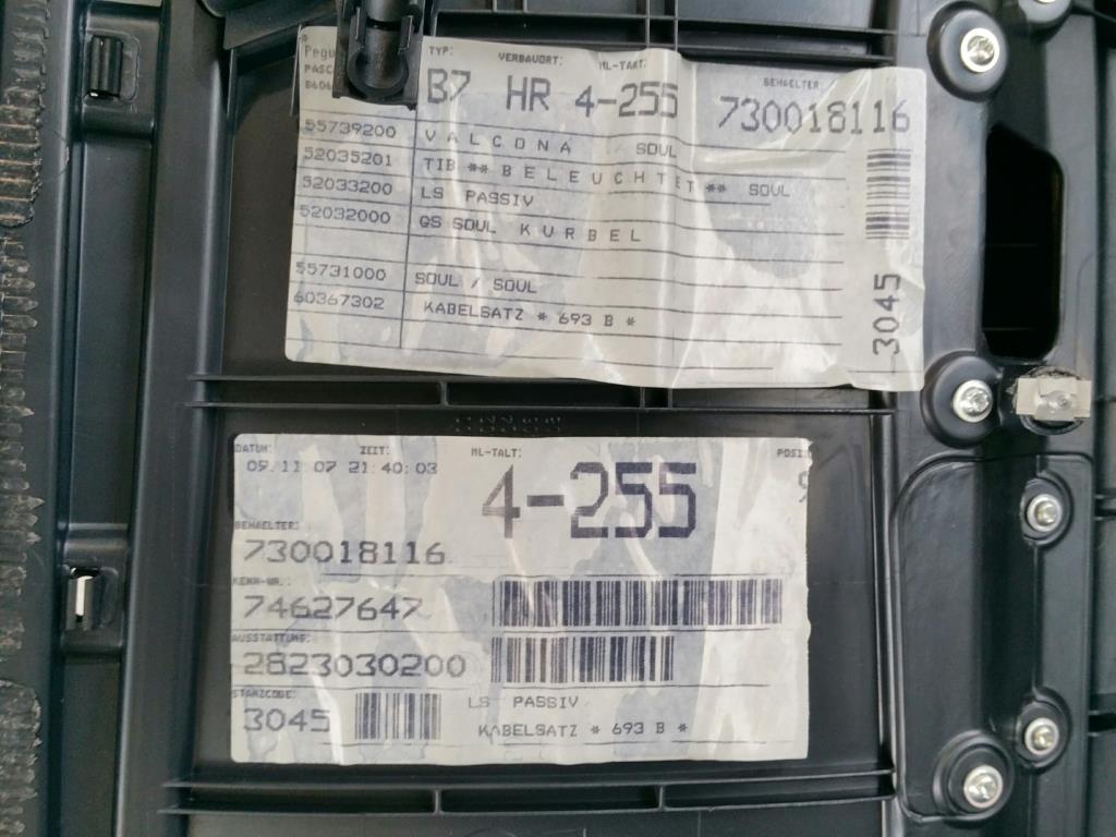 Audi A4 8E B7 Türverkleidung hinten rechts Avant Leder schwarz Türpappe OEM