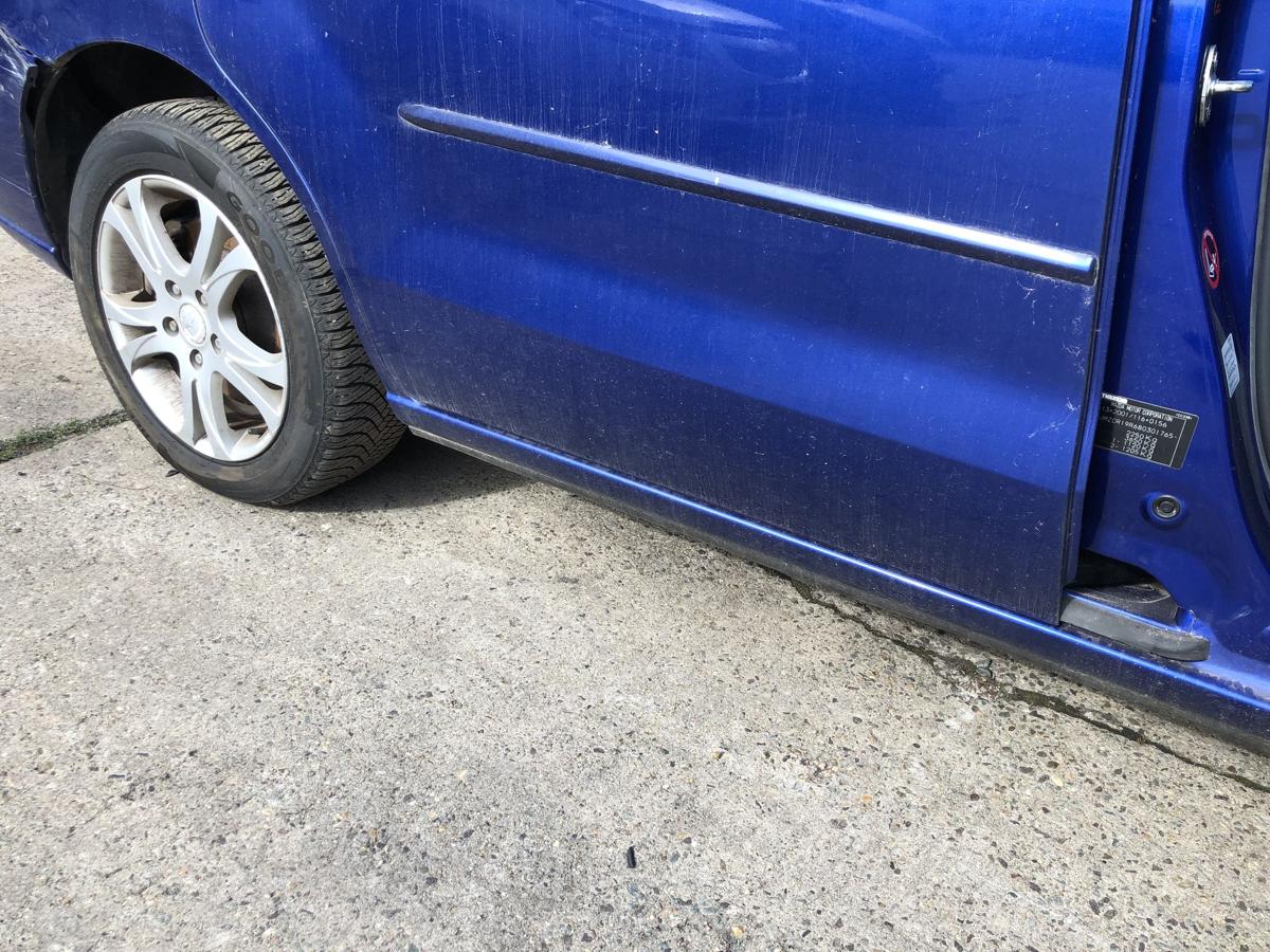 Mazda 5 CR ab 2008 Schiebetür hinten rechts Fondtür Tür Roh 34J Aurora Blue