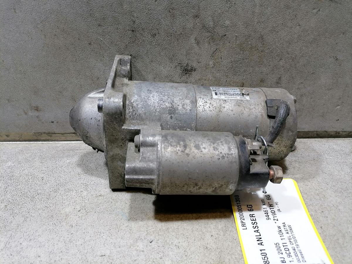 Opel Astra H original Anlasser Starter 1,9CDTI 110kw