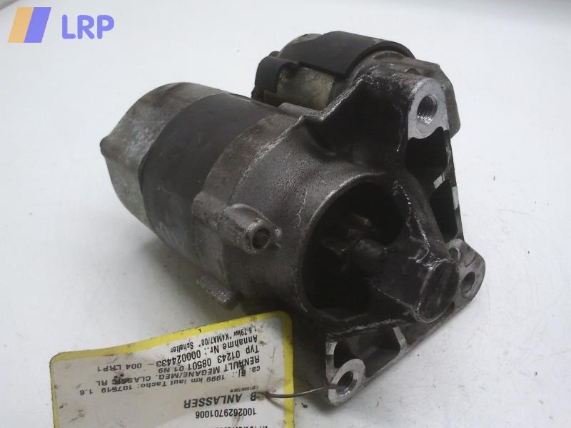 Renault Megane original Anlasser Starter D7E6 VALEO BJ1999