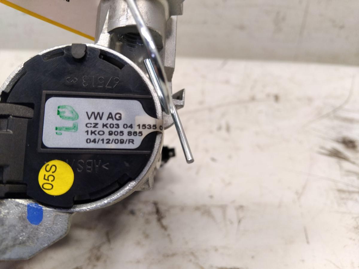 VW Golf Plus 5M orig Z&uuml;ndschlo&szlig; mit Lesespule und Schl&uuml;ssel BJ2006 1K0905851B