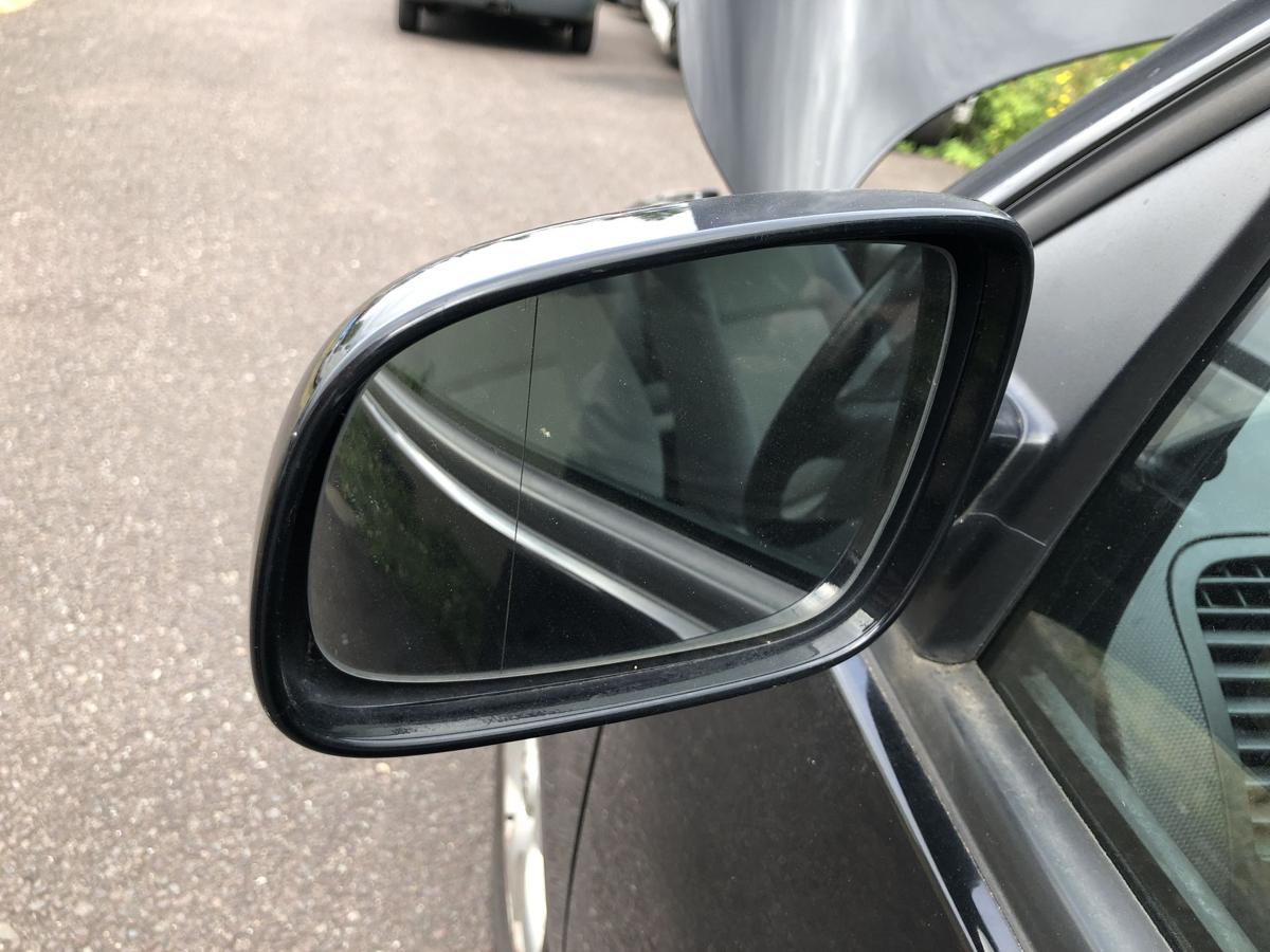 VW Lupo 6X Au&szlig;enspiegel links Seitenspiegel manuell L041 Brillantschwarz