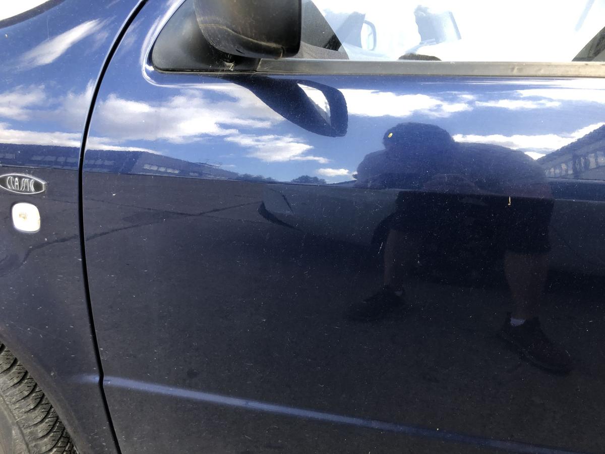 Skoda Fabia 6Y T&uuml;r vorn links Fahrtert&uuml;r im Rohbau LF5U Tiefseeblau Metallic