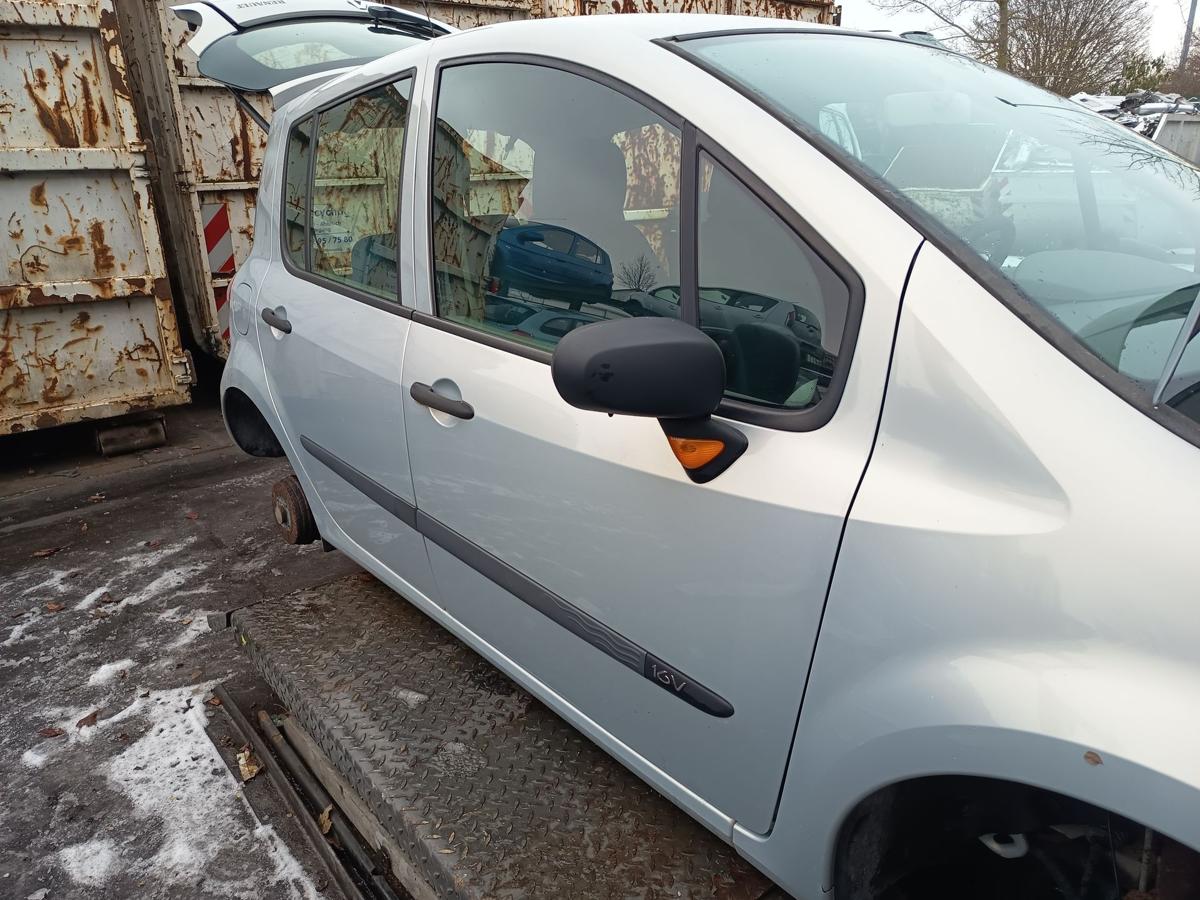 Renault Modus original T&uuml;r vorn rechts Beifahrer MV632 Polargrau Bj 2004