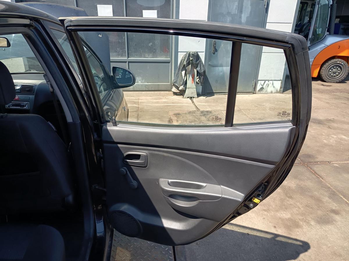 Kia Picanto BA original T&uuml;r hinten rechts Galaxy Black Baujahr 2009