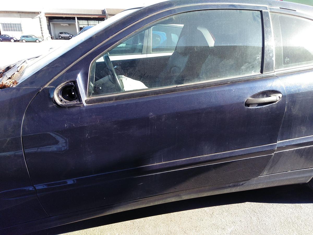 Mercedes C203 Sportcoupe T&uuml;r links Fahrert&uuml;r tansanitblaumetallic 359 Bj.2006