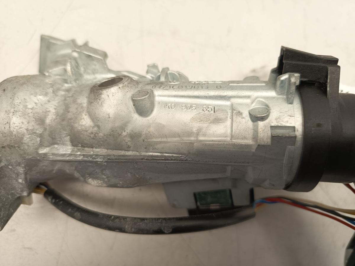 VW Golf VI original Z&uuml;ndschloss mit Schl&uuml;ssel 1K0965851 Bj 2014